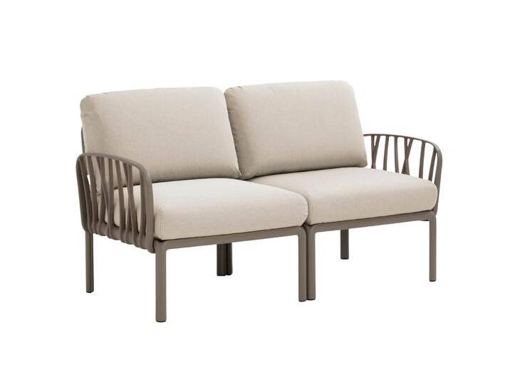 Nardi Komodo Gartensofa 2-Sitzer, tortora / tech panama von smartambiente