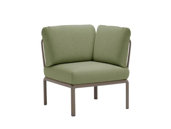 Nardi Komodo Modulsofa Eckelement, tortora / giungla sunbrella von smartambiente