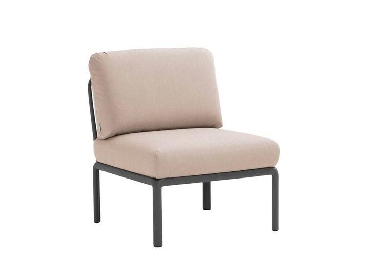 Nardi Komodo Modulsofa Mittelelement, anthrazit / canvas sunbrella von smartambiente
