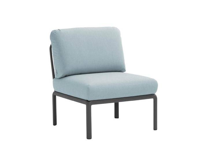 Nardi Komodo Modulsofa Mittelelement, anthrazit / ghiaccio sunbrella von smartambiente