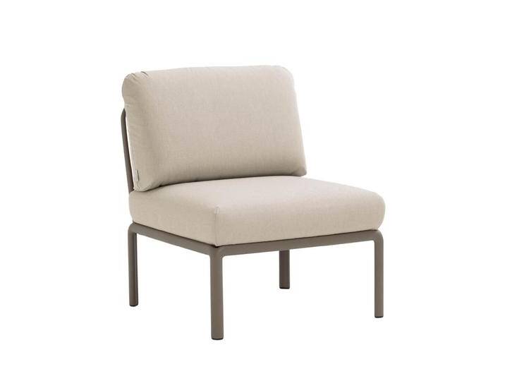 Nardi Komodo Modulsofa Mittelelement, tortora / tech panama von smartambiente