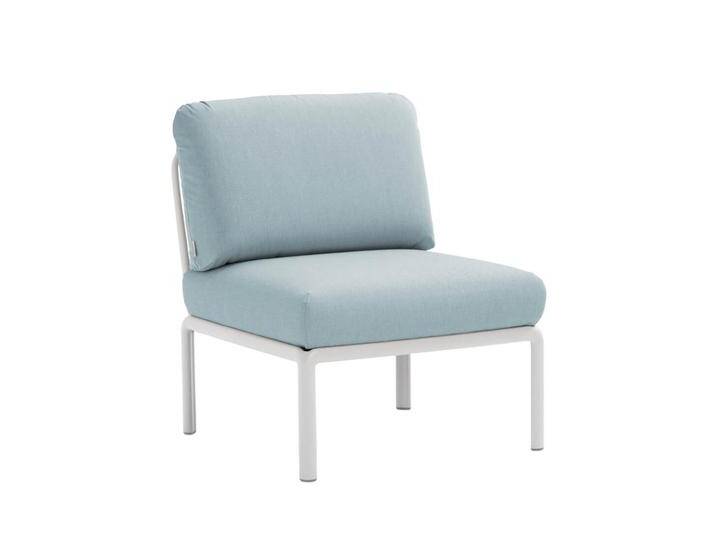 Nardi Komodo Modulsofa Mittelelement, weiß / ghiaccio sunbrella von smartambiente