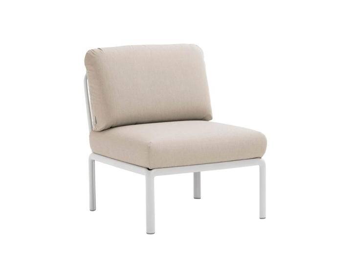 Nardi Komodo Modulsofa Mittelelement, weiß / tech panama von smartambiente