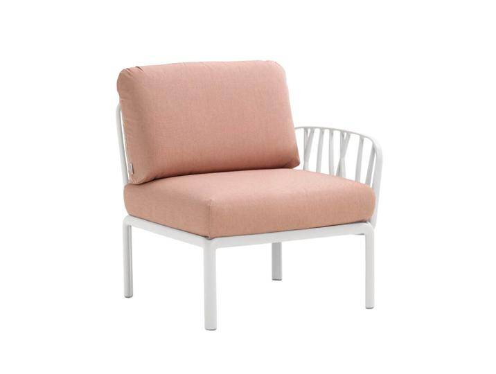 Nardi Komodo Modulsofa Seitenelement, weiß / rosa quarzo Nardi Komodo Modulsofa Seitenelement, weiß / rosa quarzo von smartambiente