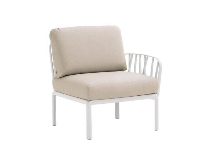 Nardi Komodo Modulsofa Seitenelement, weiß / tech panama Nardi Komodo Modulsofa Seitenelement, weiß / tech panama von smartambiente