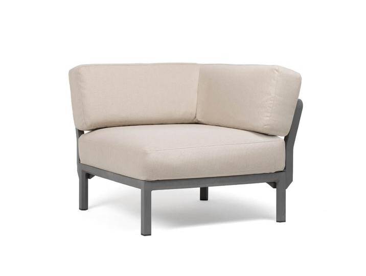 Nardi Maximo 5 Modulsofa Eckelement, basalto / perla sunbrella von smartambiente