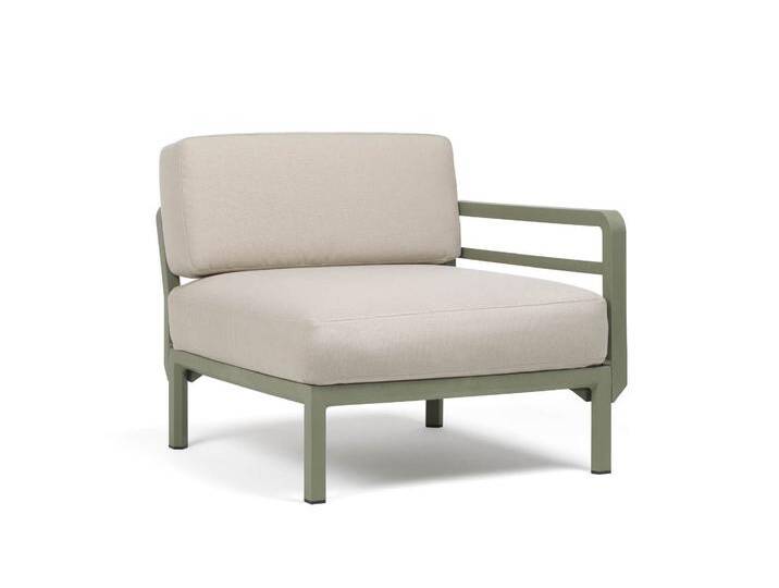 Nardi Maximo 5 Modulsofa Seitenelement, cactus / perla sunbrella Nardi Maximo 5 Modulsofa Seitenelement, cactus / perla sunbrella von smartambiente