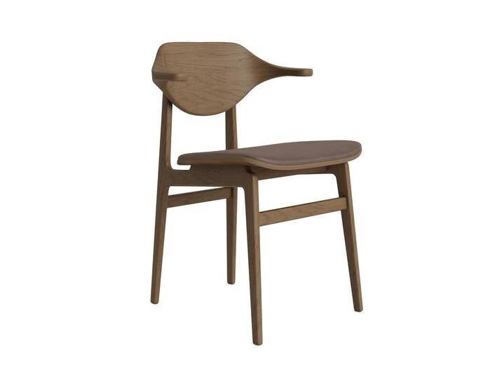 Norr11 Bufala Stuhl, eiche hell geräuchert / dunes dark brown 21001 Norr11 Bufala Stuhl, eiche hell geräuchert / dunes dark brown 21001 von smartambiente