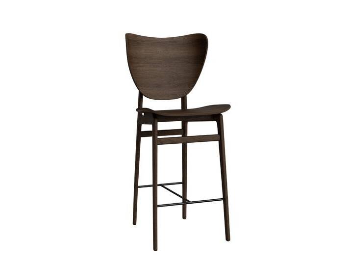 Norr11 Elephant Barhocker, höhe 65 cm, eiche geräuchert von smartambiente