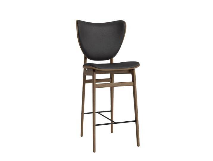 Norr11 Elephant Barhocker, höhe 65 cm, eiche hell geräuchert / dunes anthrazit 21003 von smartambiente