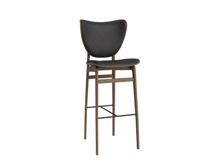 Norr11 Elephant Barhocker, höhe 75 cm, eiche hell geräuchert / dunes anthrazit 21003 von smartambiente
