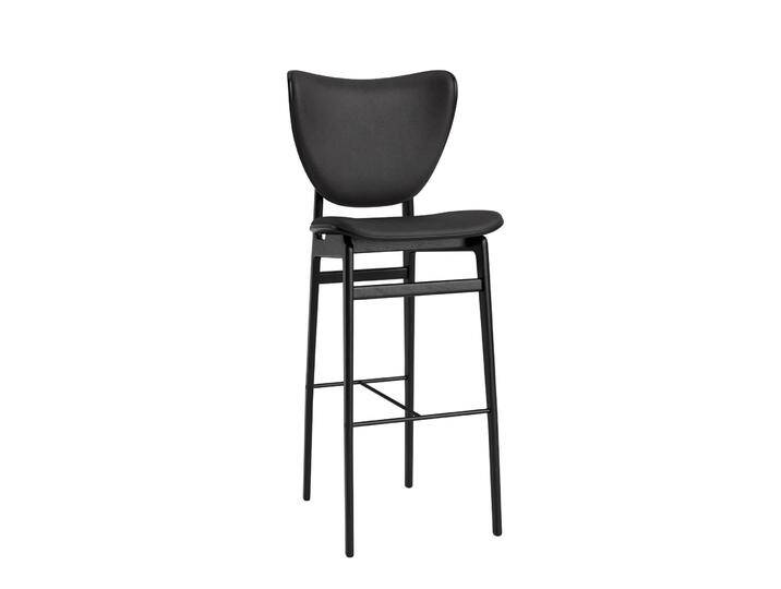 Norr11 Elephant Barhocker, höhe 75 cm, eiche schwarz / dunes anthrazit 21003 von smartambiente