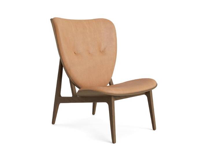 Norr11 Elephant Lounge Chair, eiche hell geräuchert / dunes camel 21004 von smartambiente
