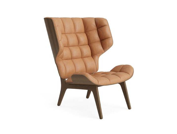 Norr11 Mammoth Chair, eiche hell geräuchert / dunes camel 21004 von smartambiente