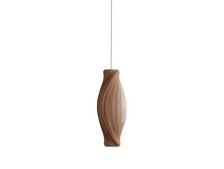 Tom Rossau No.111 Pendelleuchte, Ø 18 x 43 cm, birke natur von smartambiente