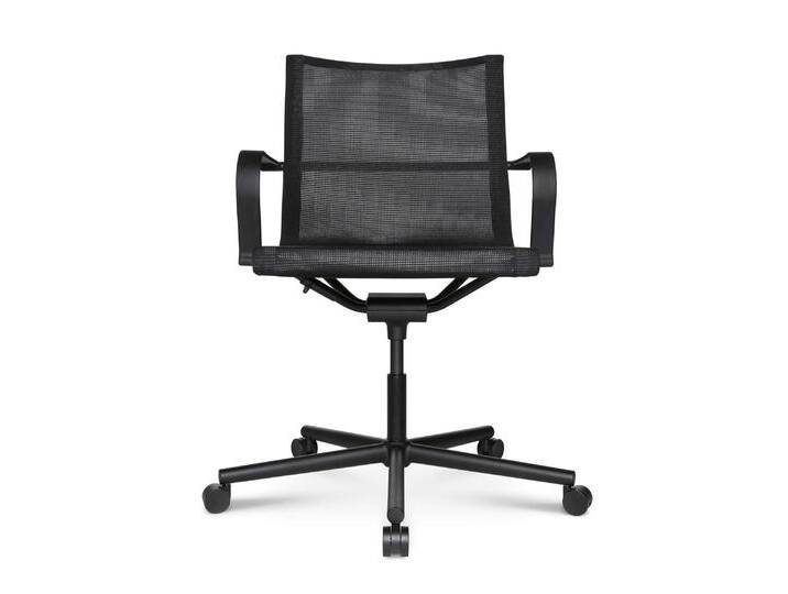 Wagner D1 Office Arbeitsstuhl mit Armlehne, schwarz von smartambiente