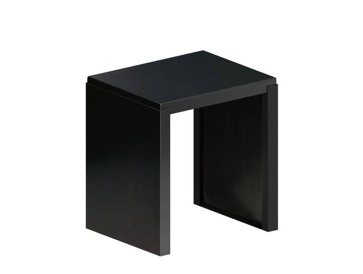 Zeus Big Irony Hocker, 44 x 36 cm, schwarz von smartambiente