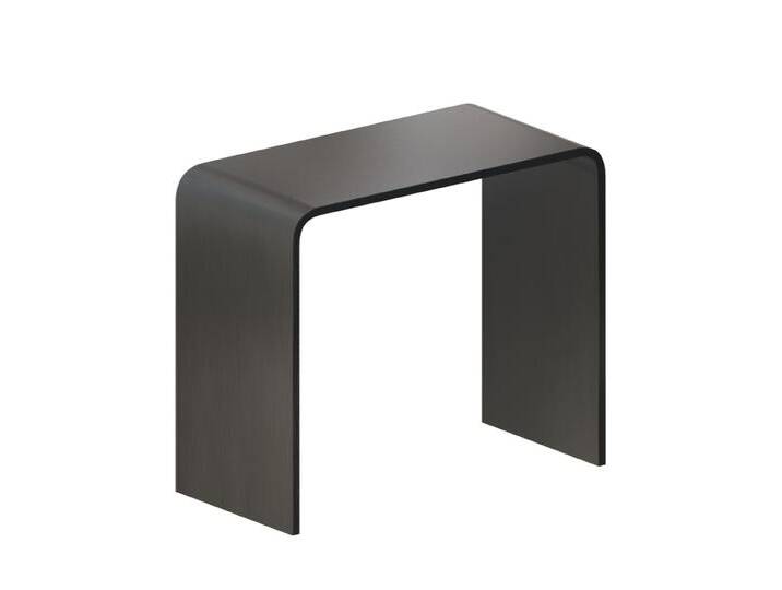 Zeus Solitaire Schreibtisch, 87 x 42 cm, gunmetal von smartambiente