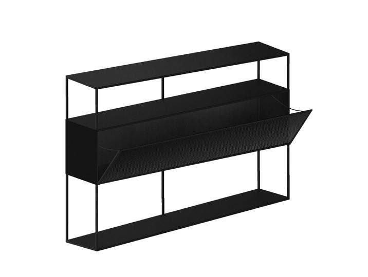 Zeus Tristano Sideboard, 150 x H 103 cm, kupferschwarz von smartambiente