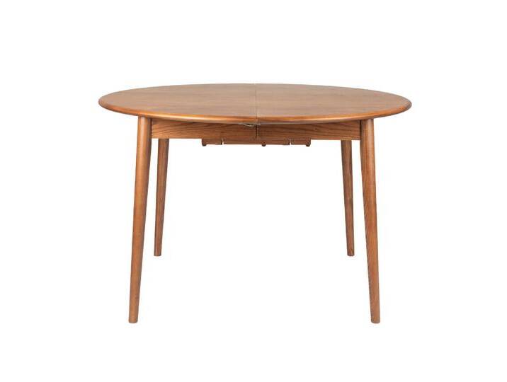 Zuiver Twist Round Ausziehtisch, walnuss von smartambiente