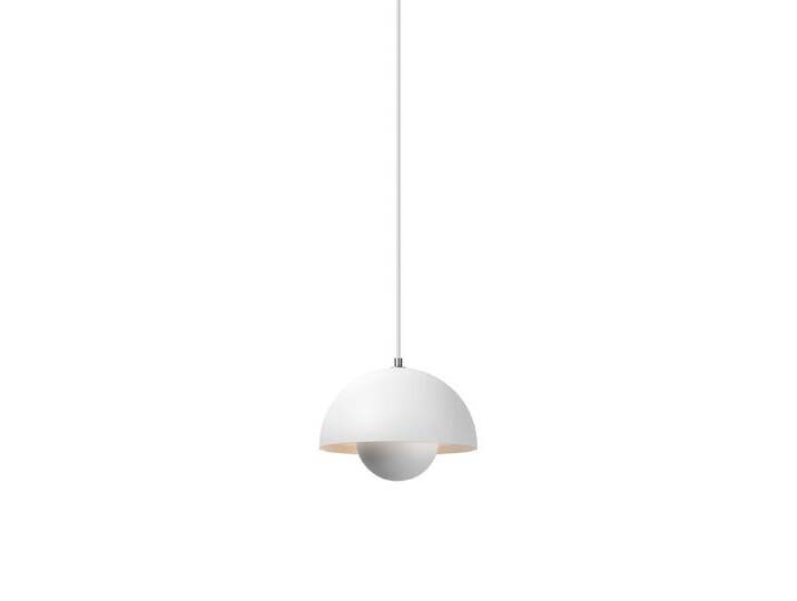 &Tradition Flowerpot VP1 Pendelleuchte, mattweiß von smartambiente