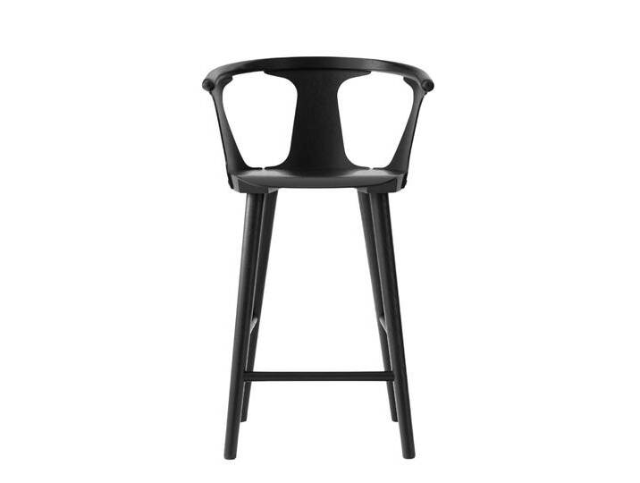 &Tradition In Between SK7 Barhocker, höhe 65 cm, eiche schwarz lackiert von smartambiente
