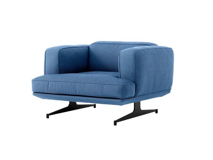 &Tradition Inland AV21 Sessel, schwarz / vidar 733 von smartambiente