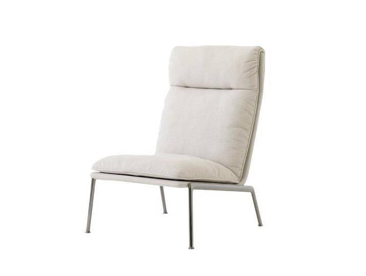 &Tradition Muno LN16 High Back Lounge Chair, chrom / cifrado 0221 von smartambiente