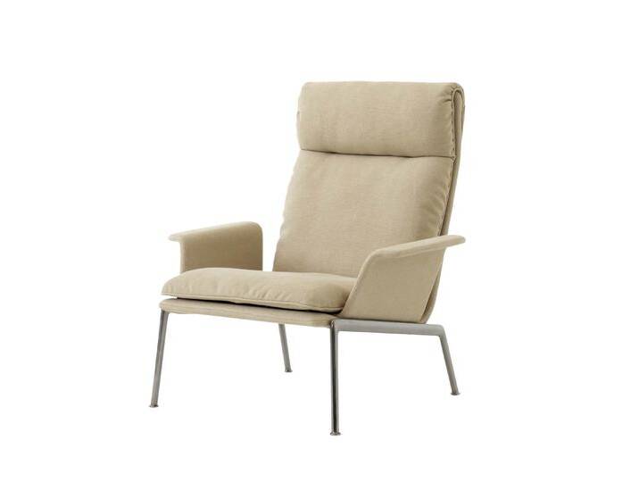 &Tradition Muno LN17 High Back Lounge Chair, chrom / clay 0007 &Tradition Muno LN17 High Back Lounge Chair, chrom / clay 0007 von smartambiente