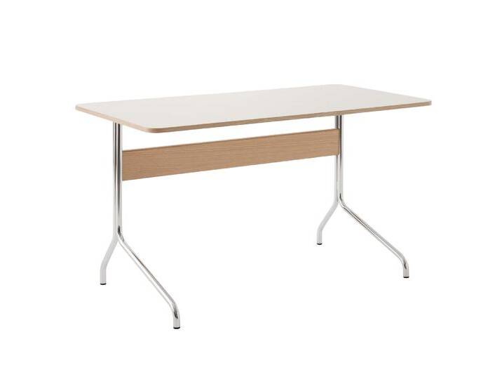 &Tradition Pavilion AV16 Schreibtisch, eiche lackiert / mushroom linoleum von smartambiente