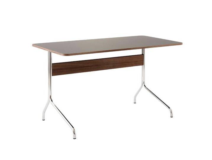 &Tradition Pavilion AV16 Schreibtisch, walnuss lackiert / iron linoleum von smartambiente