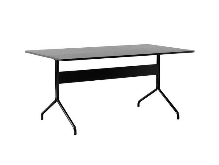 &Tradition Pavilion AV18 Tisch, 160 x 90 cm, schwarz / eiche schwarz lackiert von smartambiente