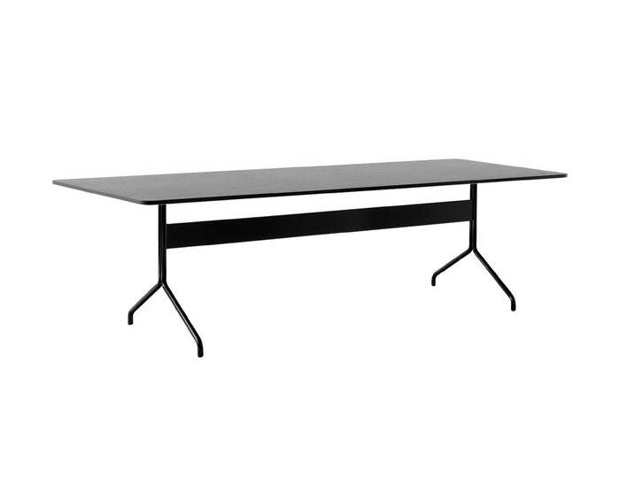 &Tradition Pavilion AV24 Esstisch, 250 x 110 cm, schwarz / eiche schwarz lackiert von smartambiente