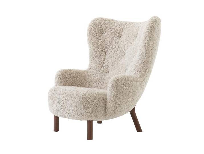 &Tradition Petra VB3 Sessel, walnuss geölt / sheepskin moonlight &Tradition Petra VB3 Sessel, walnuss geölt / sheepskin moonlight von smartambiente