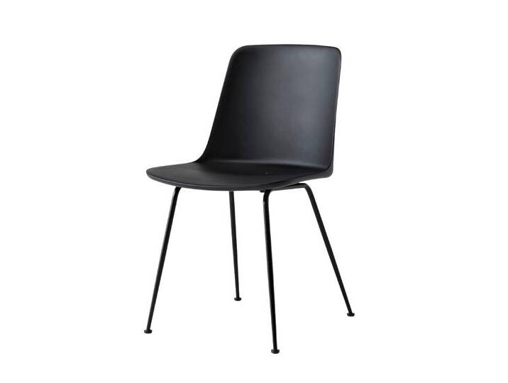 &Tradition Rely HW70 Gartenstuhl, schwarz von smartambiente