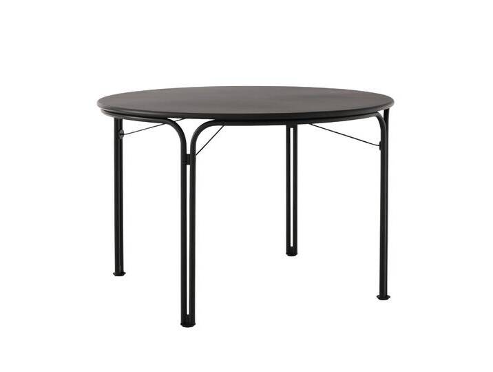 &Tradition Thorvald SC98 Gartentisch, Ø 115 cm, schwarz von smartambiente