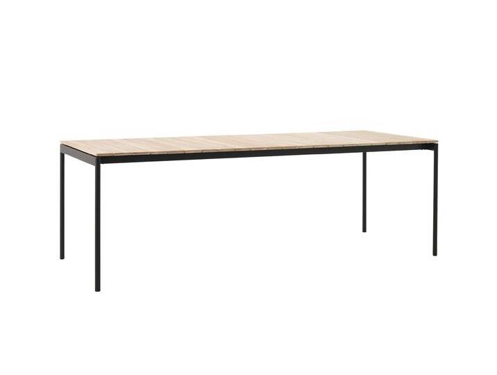 &Tradition Ville AV26 Gartentisch, 220 x 90 cm, schwarz von smartambiente