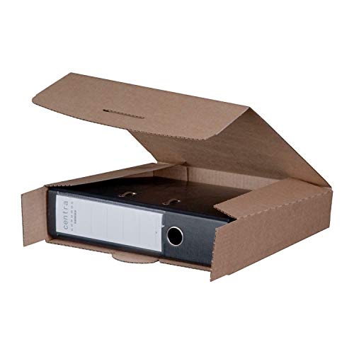 Ordnerversandbox 80B braun 320 x 288 x 80 mm Versandkarton Ordner 20 Stück von smartboxpro