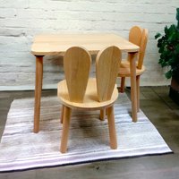Smartie-Bunny Stuhl, Kindertisch Und Stuhlset Aus Holz, Holztisch, Holzstuhl Für Kinder, Montessori Tisch Aktivitätstisch Holz Smartie-Bunny Stuhl, Kindertisch Und Stuhlset Aus Holz, Holztisch, Holzstuhl Für Kinder, Montessori Tisch Aktivitätstisch Holz von smartiebunny