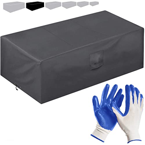 smartpeas Abdeckplane Gartenmöbel - Wasserdicht | UV Beständig | Winterfest Schutzhülle Gartenmöbel - Dimesion 242X162X100 cm - Mit Ventilationsfenster - Plus: Gartenhandschuhe smartpeas Abdeckplane Gartenmöbel - Wasserdicht | UV Beständig | Winterfest Schutzhülle Gartenmöbel - Dimesion 242X162X100 cm - Mit Ventilationsfenster - Plus: Gartenhandschuhe von smartpeas