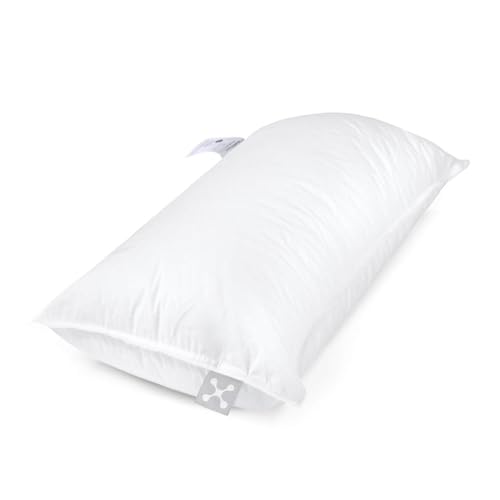 smart® Basic Pillow 40 x 80 cm I Made in Germany I Allergiker geeignet (Nomite) I stützend und ergonomisch I Öko-Tex 100 Klasse 1 I 100% Baumwolle von smartsleep