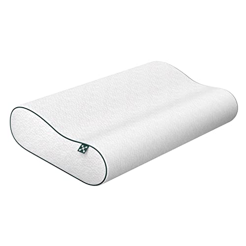 smartsleep® smart Ergonomic Pillow I Visco Nackenstützkissen I Memory Foam Kopfkissen, orthopädisch & ergonomisch I für Seiten- und Rückenschläfer von smartsleep