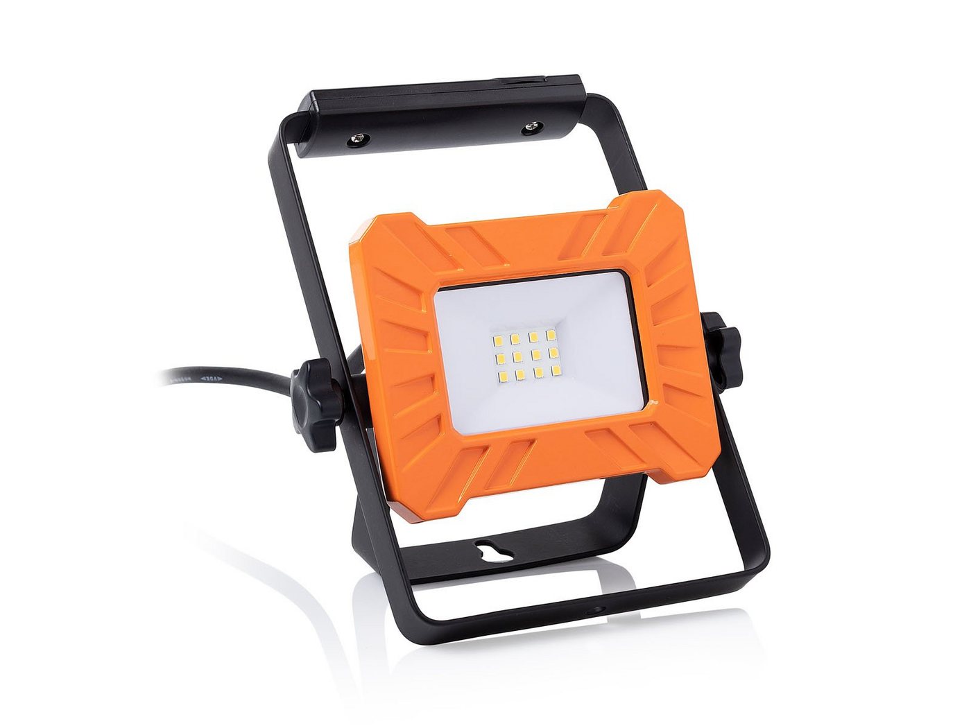 smartwares Baustrahler, LED fest integriert, Neutralweiß, LED Werkstattlampe, Arbeitslampe Handlampe Bauleuchte IP 65, 10 Watt smartwares Baustrahler, LED fest integriert, Neutralweiß, LED Werkstattlampe, Arbeitslampe Handlampe Bauleuchte IP 65, 10 Watt von smartwares