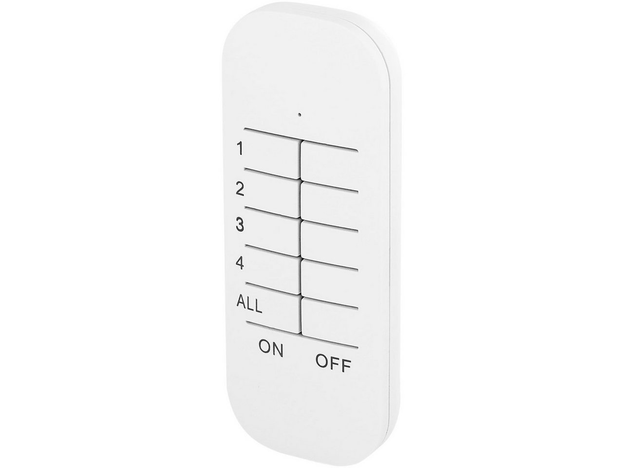 smartwares Bürostuhl Smartwares 4-Kanal-Fernbedienung Plug&Connect weiß von smartwares