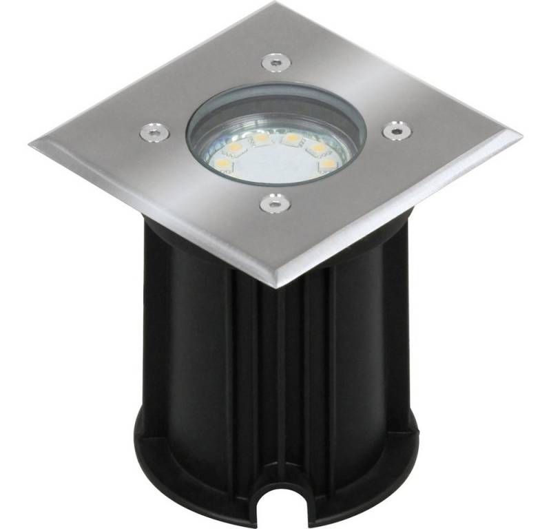 smartwares Einbauleuchte Smartwares 01.586.20 Außeneinbauleuchte GU10 LED 3 W Silber von smartwares