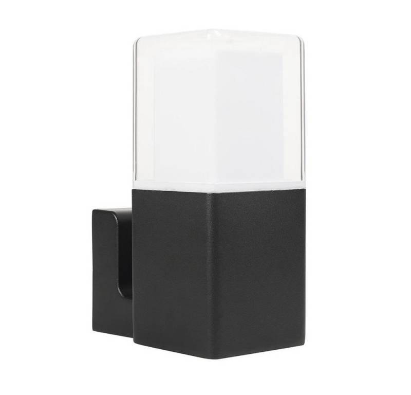 smartwares LED Außen-Wandleuchte OOL-50015, Aluminium, würfelförmig, schwarz von smartwares