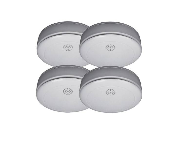 smartwares Rauchmelder (4er Set 10 Jahres Brandmelder mit VdS-Zertifizierung, Q-Label) von smartwares