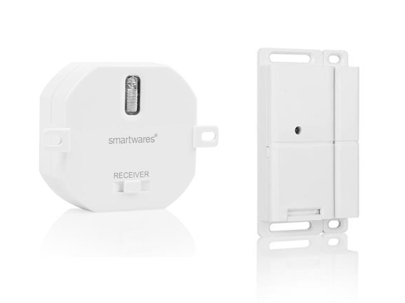 smartwares Smarter Kontaktsensor, Funk Fenster-Kontaktschalter für Dunstabzugshauben & Einbauschalter von smartwares