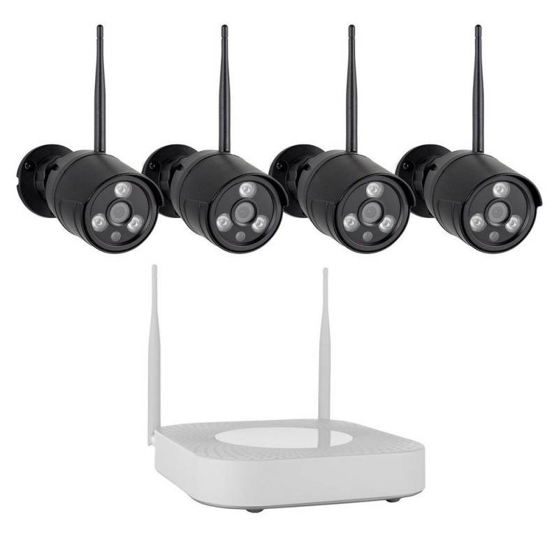 smartwares Überwachungskamera Smartwares CMS-30300 CMS-30300 Funk, WLAN IP-Funk-Überwachungs-Set mi von smartwares