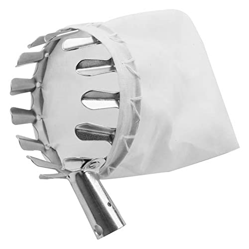 smashing Smaler Erntehelfer Obstpflücker Metall-Obstpflücker Apfelpflücker Fruit Picker Erntehelfer Obst-Pflücker mit Schonkappen for Apple Orange Peach Pear,Outdoor Pick Tool von smashing